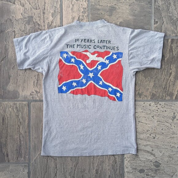 Vintage Lynyrd Skynyrd 1987 Tribute 10 Years Later T-Shirt - Picture 5 of 6